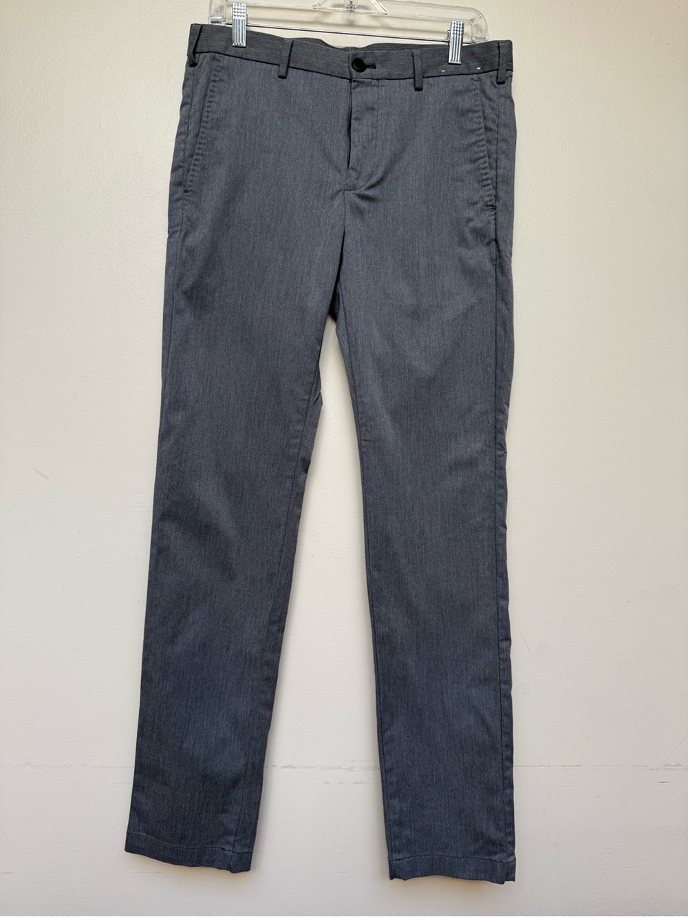 UNIQLO Slim Fit Stretch Pants Gray 79cm/31W
